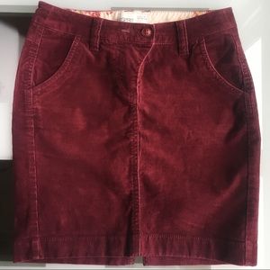 Esprit Velvet Mini Skirt
